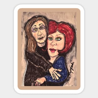 Ozzy and Sharon Osbourne Sticker